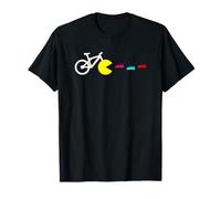 Bicycle Gaming I Vintage Retro Gamer Biker Maglietta