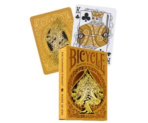 Bicycle Gold Dragon Playing Cards Deck Poker Size Custom Back Design 10044107
