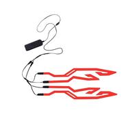 Bicycle Helmet Lights | 3-Mode Motorcycle Bicycle Helmet Lights For Nighttime Riding Signal, 3-Mode Light Stickers, Sticky On Motorcycle Helmets