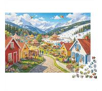 Bicycle Kick Jigsaw Puzzle 1000 Pieces Recycled Paper Soccer Game Puzzles per Anziani Gioco Educativo Rilassamento Alleviare Demenza Senile Gift 38x26cm/1000pcs