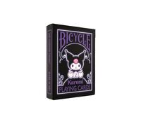 Bicycle Kuromi Sanrio Carte da gioco, nero, rosa e viola, 1 mazzo