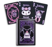 Bicycle Kuromi Sanrio Ufficiale Mazzo Di Carte Da Gioco Poker Size Nero