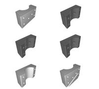 Bicycle Luggage Carrier Mount for Low Rider Universal Suspension & Rigid Forks