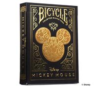 Bicycle Mazzo Di Carte Del Gioco Da Tavolo Black & Cards Disney Mickey Oro