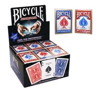 Bicycle - Mazzo regolare formato poker - confezione da 36 mazzi rosso e blu.