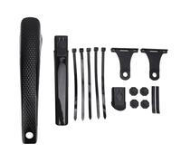 Bicycle Mudguard PC Nylon, Parafango Universale Anteriore e Posteriore per Bici Gravel e Strada, Design Compatto e Leggero - Protezione Efficace da Spruzzi e Fango, Facile