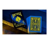 Bicycle Neon Rider Back Yellow-Starburst Deck - Mazzi di carte da collezione