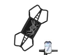 Bicycle Phone Holder, Smartphone Mount Adjustable Scooter Phone Stand, Secure Handlebar Phones Holder For Road Commuting Mountain Urban Touring Travel Camping Trail Navigation Use Safety Accessory