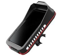 Bicycle Phone Mount - Waterproof Motorcycle Phones | Motorcycle Phones Holder Compatible with Adjustable Cell Phonne Clip for Scooters, Mopeds, Strollers, Bicycle Phone Mount