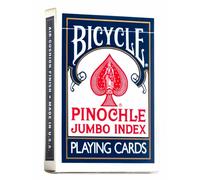 Bicycle Pinochle - 2 mazzi di carte da gioco Jumbo Index