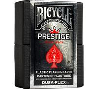 Bicycle Prestige 100% Plastica Carte da Gioco Deck Red Standard Index Uspcc New