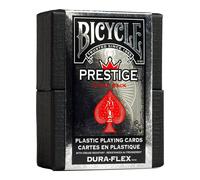 Bicycle Prestige 100% Plastica Carte da Gioco Deck Rosso Standard Index Uspcc