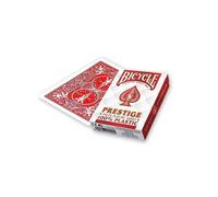 BICYCLE Prestige Jumbo Poker Carte (Rosso)