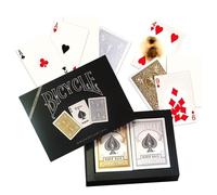 Bicycle Prestige - set di 2 mazzi da poker Gold & Silver