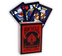 Bicycle Reverse Carte da Gioco Strato Nero Indietro Rosso Poker Magia Trucchi
