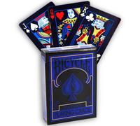 Bicycle Reverse Rider Back Playing Cards Deck Blu Nero Poker Magia