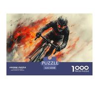 Bicycle Rider Speed Art Quality Cardboard Material Classic Puzzle Game, Family Sharing And Indoor Entertainment 52x38cm/1000pcs