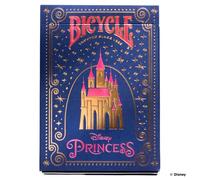 Bicycle - Set di 54 carte da gioco - Collezione Ultimates - Disney Princess - Magia/Carta Magia - Rosa e Blu
