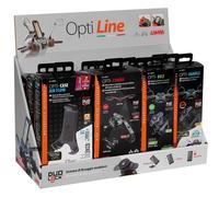 Bicycle Set, espositore da banco in cartone, completo di prodotti Optiline