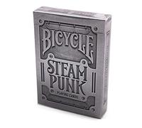 United States Playing Card Company (Bicycle/Bee/Aviator)- Bicycle Silver Steampunk Carte da Gioco, Colore Argento, 1025591