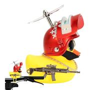 Bicycles Elaster Duck - Materiale durevole, forma del cartone animato, suono cigolante, dimensioni compatte | Giocattolo in bicicletta decorativo per bambini, esperienza di equitazione, ragazzi e raga