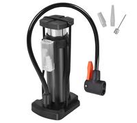 bicycls Tire Air Pump - High-Pressure Floor Foot Inflator with Accurate Gauge, Lightweight Metal Pedal Pump for Road Bike, Dirt Bike, Motorcycle, Sports Balls, Gonfiabili, Compact Design for Garage