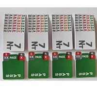 Bid Pal - Bridge Bidding Boxes Refills - Plastic Lacquered - Set di 4