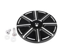 BID4ZE Alluminio nero CNC Stage 1 Big Sucker Air Cleaner Cover Compatibile con Harley Touring Electra Glide Road Glide Road King Street Glide Dyna Sportster 883/1200 Softail