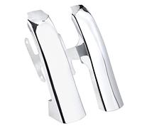 BID4ZE Chrome Metal Fender-Saddlebag Filler Panel Compatibile con Harley Touring Electra Glide Ultra Classic FLHTCU Police FLHTP Road King Classic FLHRC 2009-2013