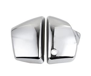 BID4ZE Coperchio laterale della batteria Chrome compatibile con H-onda Shadow ACE Sabre 1100 VT1100C2 VT1100T Tour 1999-2008