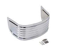 BID4ZE Gonna con bordo a coste sul parafango anteriore Per Harley Touring Road King Electra Glide TRI FLSCT Ultra 2014-2023 Chrome