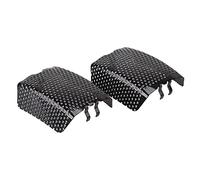 BID4ZE Set di inserti neri per pinze freno anteriori compatibile con Harley Touring Electra Glide Road Glide Road King Street Glide 2008-2023 V-Rod 2006-2023