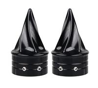 BID4ZE Spike Nero Assale Anteriore Coperchio Dado Compatibile Con Harley Dyna Street Bob FXDB Touring Electra Glide Road Glide Road King Street Glide Tri Glide 2008-2022