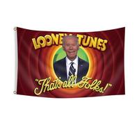 Biden - Bandiere da giardino, bandiera per fattoria - That's All Fulks Banners, 9 x 1,5 m, bandiera per esterni, bandiera stampata per esterni e interni