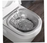 Bidet da viaggio, Sitz Bath Portatile sopra il WC Ammollo Bidet da viaggio Anti-Traboccamento 14x15x4 In allegato per emorroidi Postpartum Cura privata (Grigio trasparente), Sitz Bath