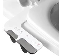 Bidet non elettrico caldo e freddo for WC, ultrasottile, facile da installare(H011Europe 3 8)