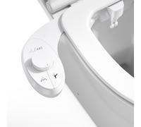 Bidet Per WC, Bidet ultra sottile e minimalista Pressostato regolabile Bidet per WC Acqua Fredda bidet portatile per WC non elettrico Doppio Ugello Acqua Frontale & Lavaggio Posteriore Bidet