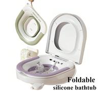 Bidet portatile - Con risciacquo a mano, bidet domestico senza perforazioni, bidet pieghevole in silicone, bidet per aromaterapia con oli essenziali, bidet post parto - Allevia il disagio, regalo perf