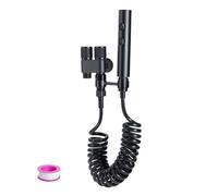 Bidet Portatile Kit Doccetta 2-In-1 Getto potente e spruzzo ampio con Deviatore 2 Vie, Tubo 3m e Supporto Doccetta per Animali Domestici Doccia Lavare i Capelli o Pulire Il Lavandino Nero