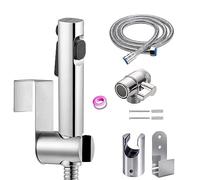 Bidet Portatile Kit Doccetta,ABS Spruzzatore bidet per WC con doppia modalità,Bidet Doccetta per Bidet WC Doccia con Deviatore Doccia 2 Vie, Tubo DocciaFlessibile da 150 cm e supporto doccetta