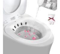 Bidet Portatile per WC per Chi Soffre Di Emorroidi, Vasca Da Bagno Pieghevole pe