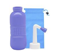 Bidet portatile, spruzzatore per bidet personale per bambini, pulizia delle donne incinte, pulizia post-parto, bidet da viaggio portatile con capacità di 450 ml e ugello angolare spray