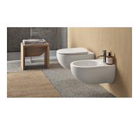 Bidet sospeso Geberit Selnova premium, fissaggio nascosto