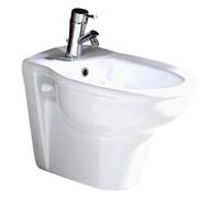 BIDET SOSPESO IN CERAMICA BIANCO "SERIE FIORE".