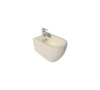 BIDET SOSPESO RIMLESS BATHCORE SERIE INFINITY 53X36,5XH40 CM COLOR AVORIO OPACO