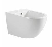 Bidet sospeso serie Nubes, ceramica bianca lucida BARBOTTINA