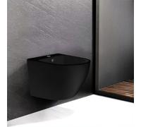 Bidet sospeso YJ-BD08 48.5x36x36 cm nero opaco