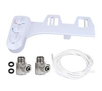 Bidet WC non elettrico, con attacco per WC bidet intelligente con doppio ugello, accessorio per bagno con acqua calda fredda(European standard: 3/8 thread)