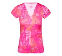 BIDI BADU Bella 2.0 Tech V-Neck Maglietta Donna in grigio