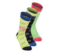 BIDI BADU Bold Bro I Crew Printed Move Calzini Da Tennis in multicolore, Taglia: 47-50